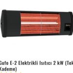 İnfrared Isıtıcı 2kw Tek Kademe