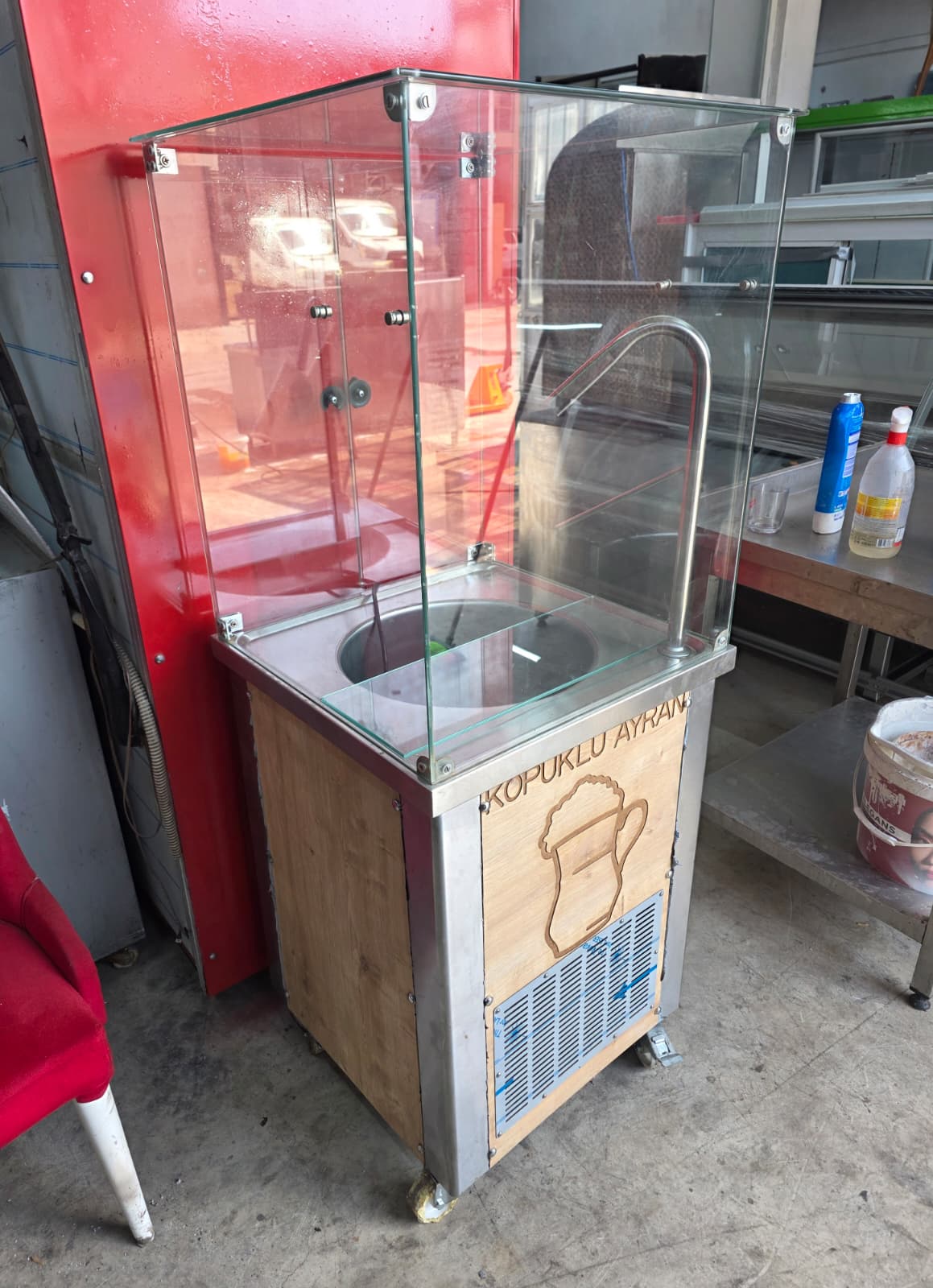 Köpük Ayran Makinası 60x60x135 Köpük Ayran Makinası 60x60x135 - Görsel 1